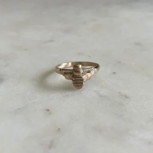 14K GOLD BEE RING