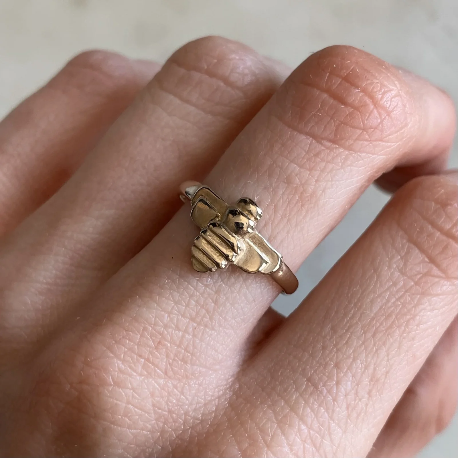 14K GOLD BEE RING - Image 2