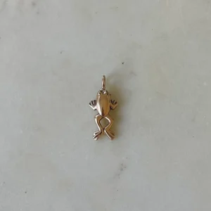 14K GOLD BULLFROG PENDANT