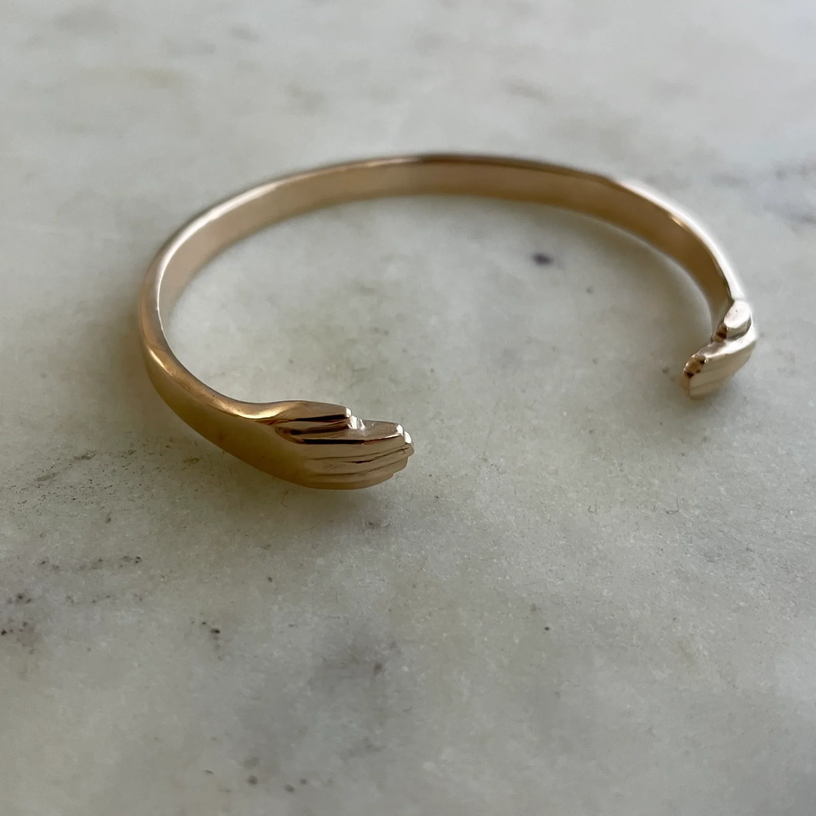 14K GOLD HUG CUFF - Image 2