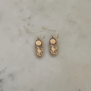 14K GOLD LOUISIANA WILD EARRINGS