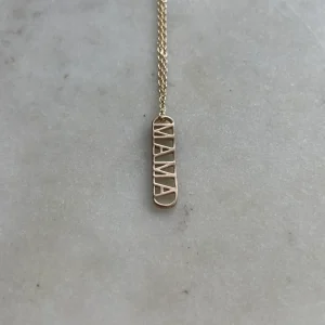 14K GOLD MAMA PENDANT