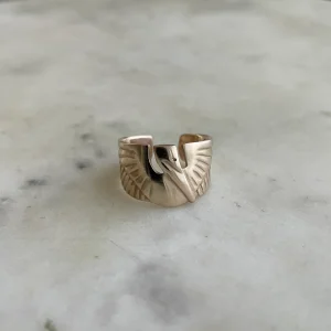 14K GOLD PELICAN RING