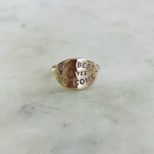 14K GOLD THE BEST IS YET TO COME RING
