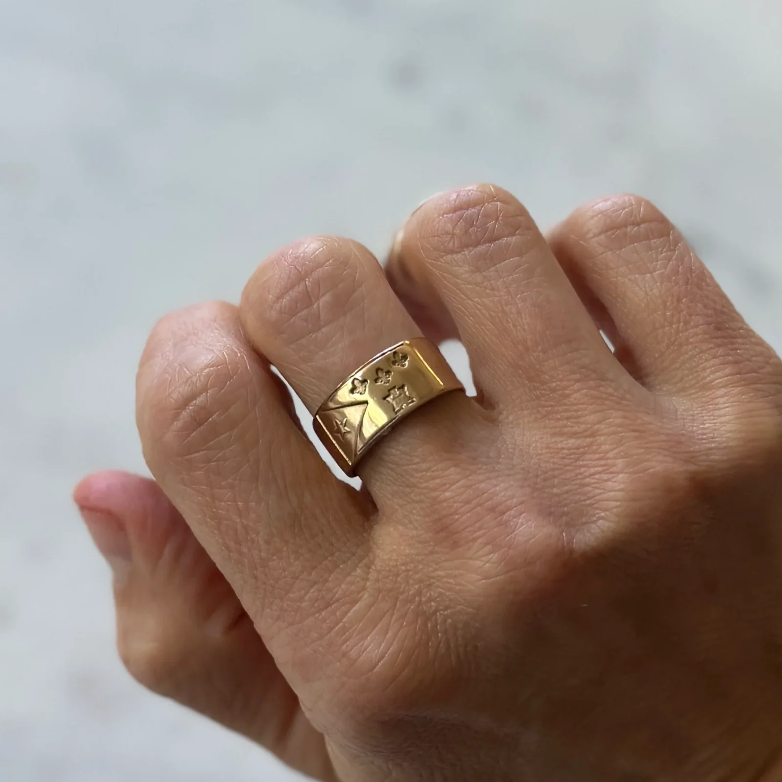 ACADIAN FLAG ADJUSTABLE RING - Image 2