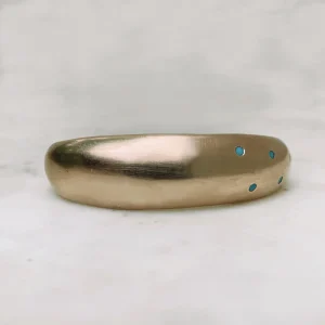 AMANDA CUFF — 5 TURQUOISE STONES