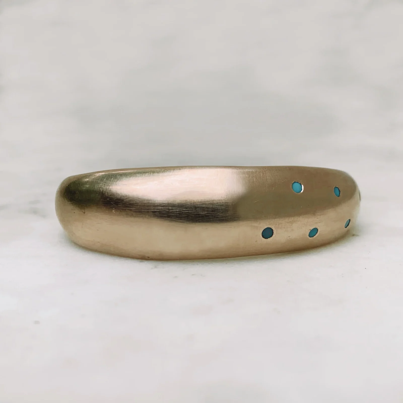 AMANDA CUFF — 6 TURQUOISE STONES