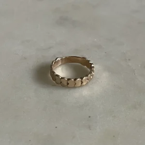 ARCHIVE — 14K GOLD HEART TO HEART RING