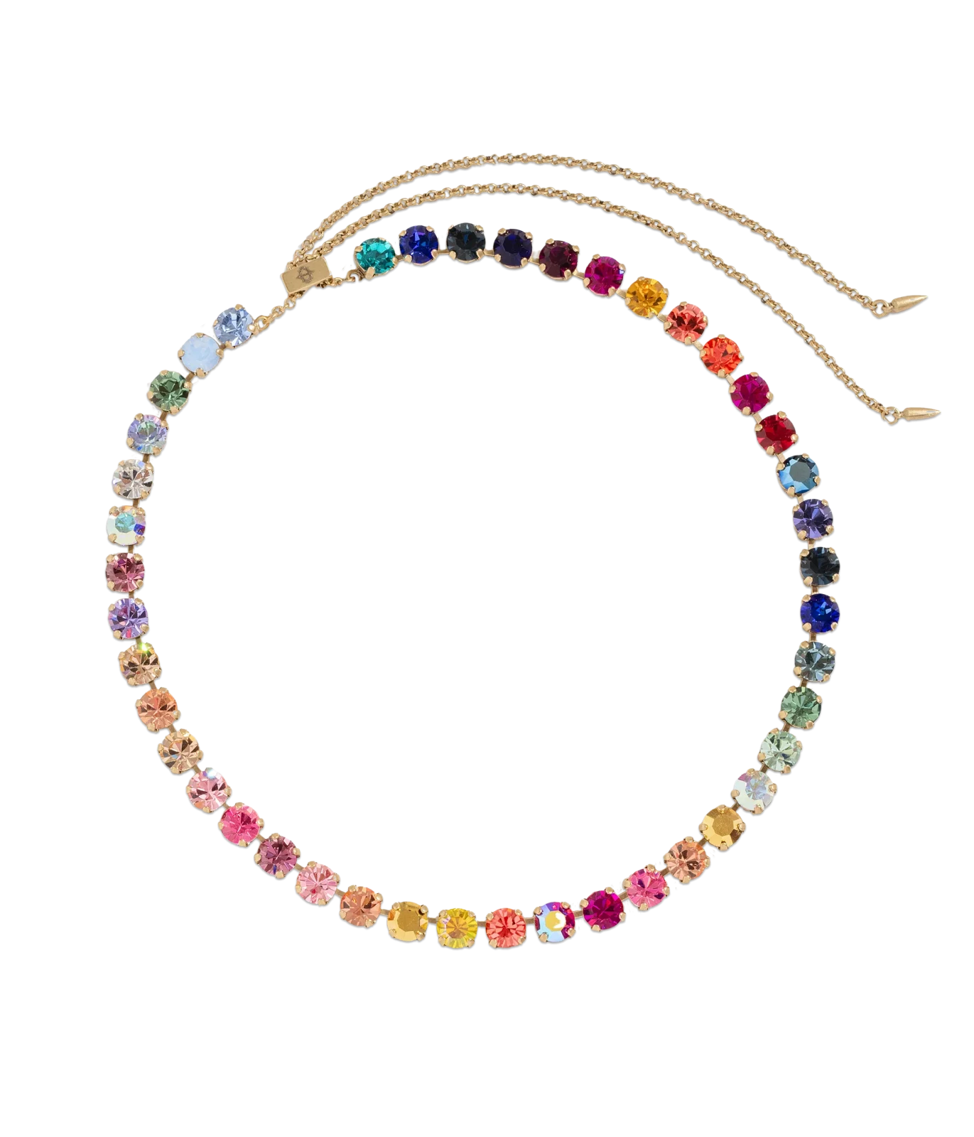 Arista Slider Necklace in Cosmic Ombré