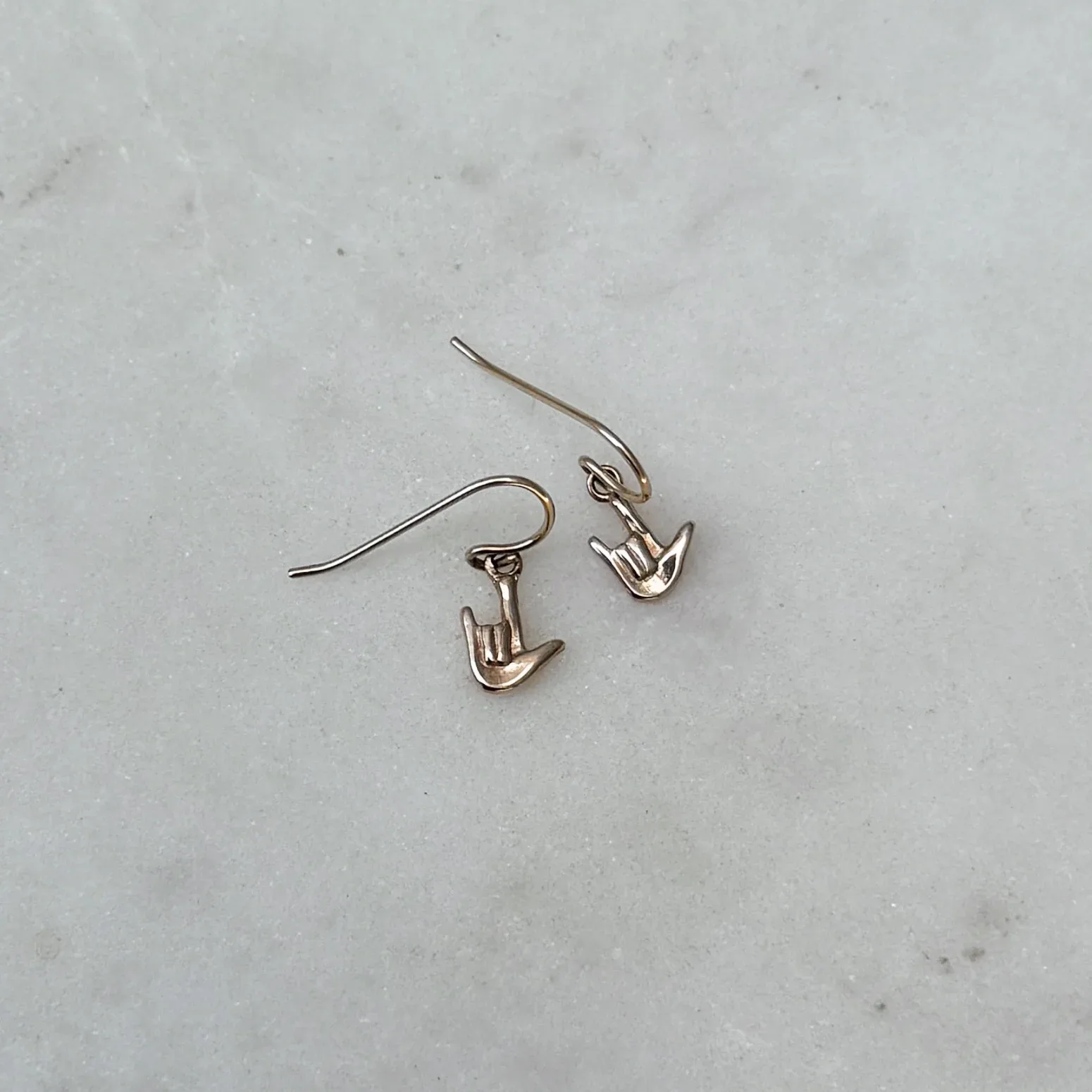 ASL I LOVE YOU EARRINGS