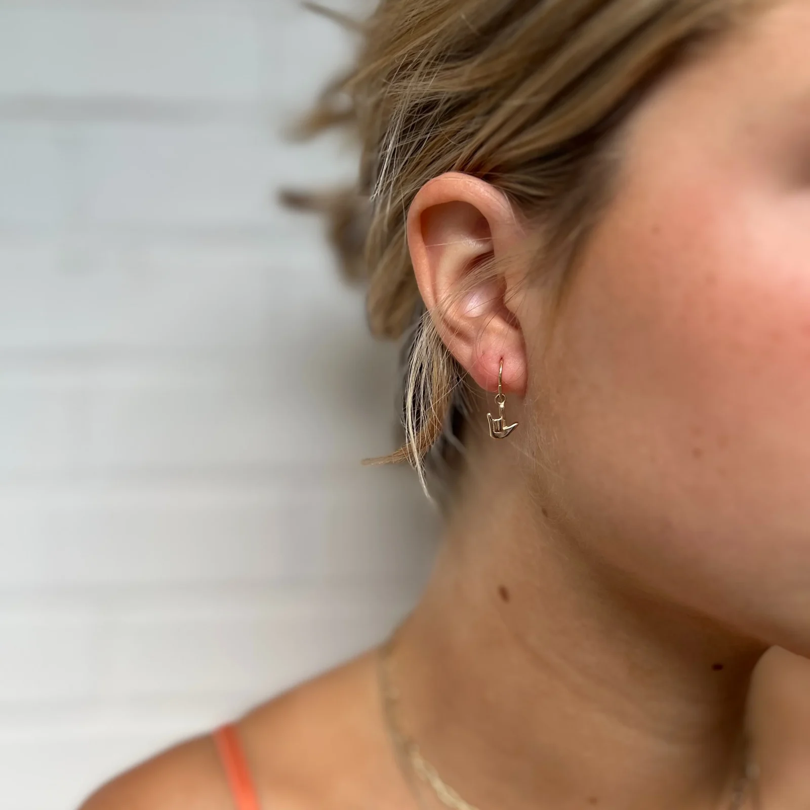 ASL I LOVE YOU EARRINGS - Image 2