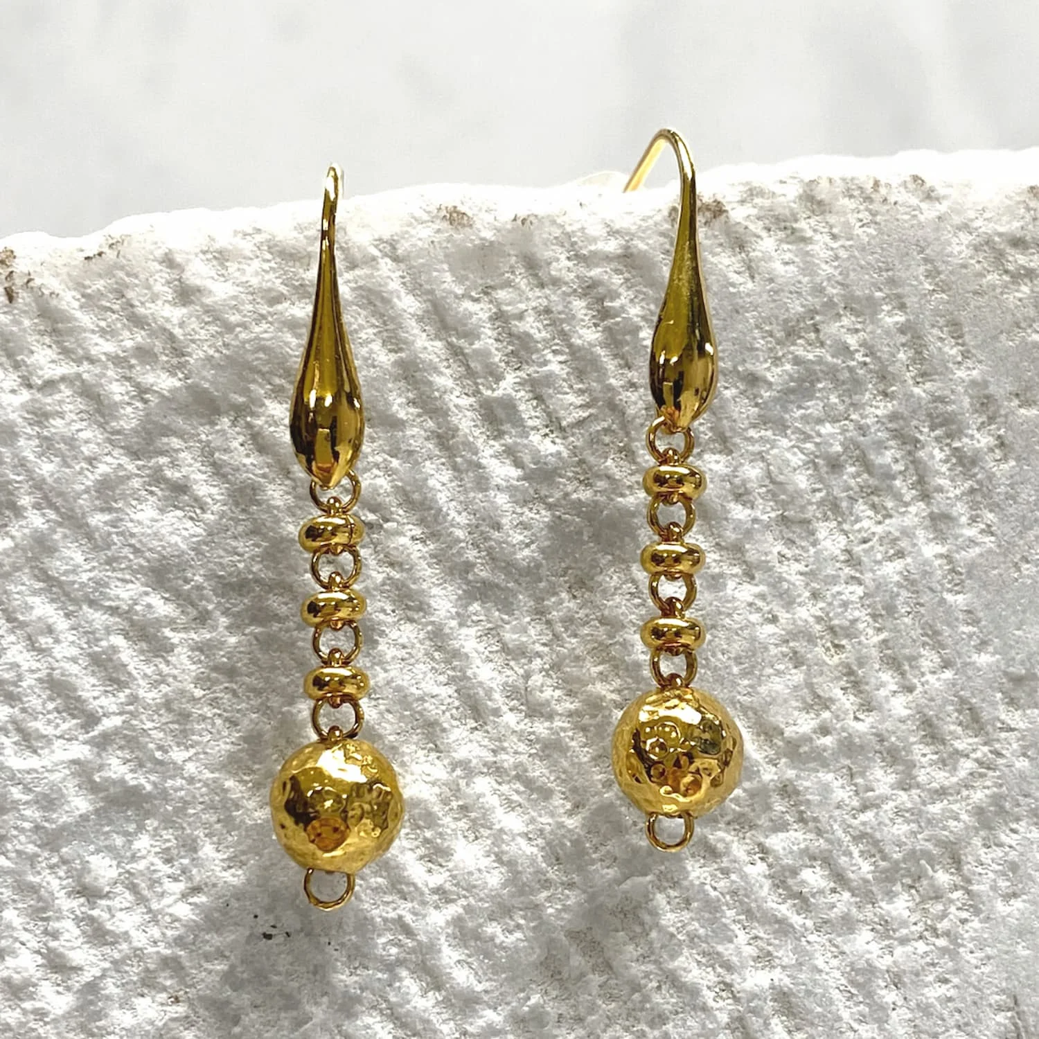 Bubbles Earrings in Gold - Image 2
