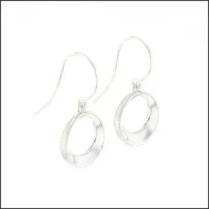 Circle "Shapes" Earrings Sterling Silver