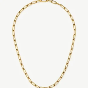 Classic Paperclip Chain Necklace | 18ct Gold Plated