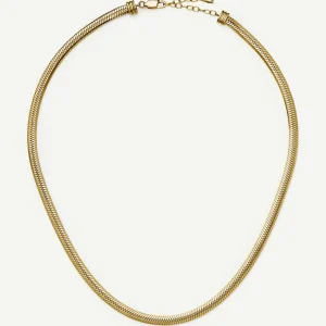 Classic Snake Chain Necklace | 18ct Gold Plated