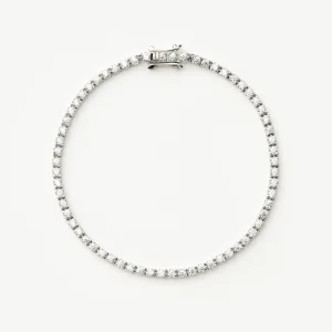Classic Tennis Bracelet | Sterling Silver Cubic Zirconia