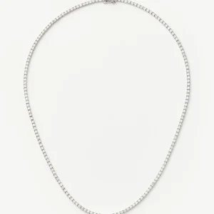 Classic Tennis Necklace | Sterling Silver Cubic Zirconia