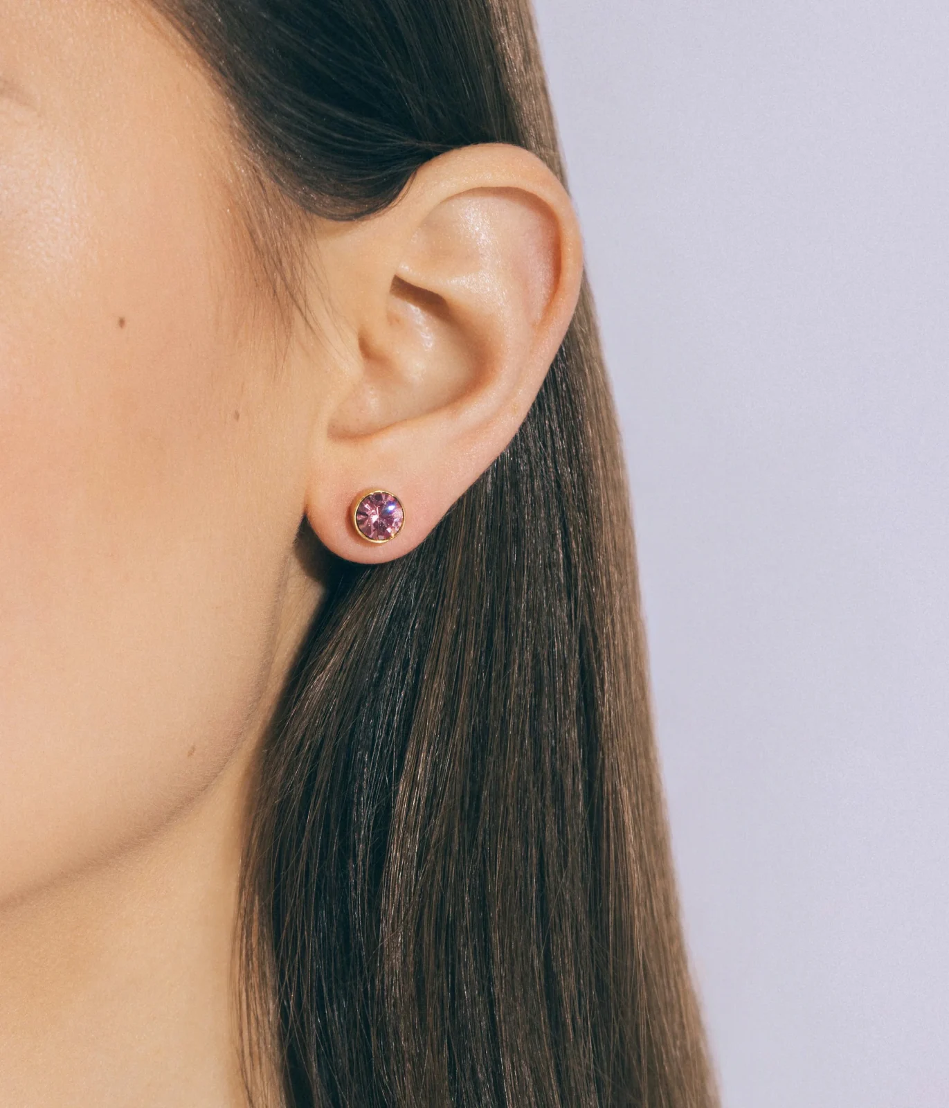 Demi Studs in Blush - Image 2