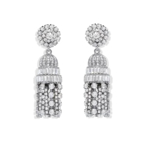 Dynasty Crystal Tassel Earrings