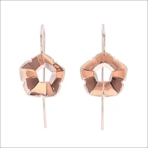 Eno Collection Mountain Laurel Earrings 14K Rose