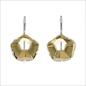 Eno Collection Mountain Laurel Earrings 18KY 14KW