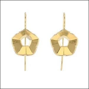 Eno Collection Mountain Laurel Earrings 18KY