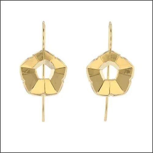 Eno Collection Mountain Laurel Earrings 18KY