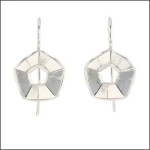 Eno Collection Mountain Laurel Earrings Sterling Silver