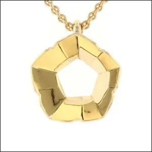 Eno Collection Mountain Laurel Pendant 18KY