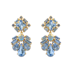 Eugenie Earrings in Light Sapphire