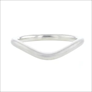 Gentle Curve Band 14KW Matte