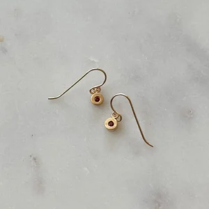 GRACE EARRINGS + BIRTHSTONE