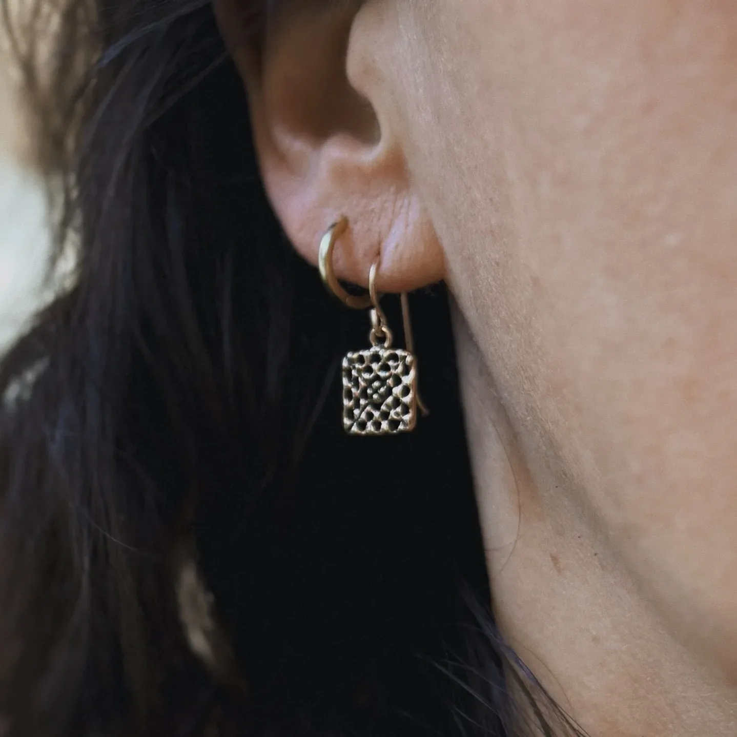 GRANNY SQUARE EARRINGS - Image 2