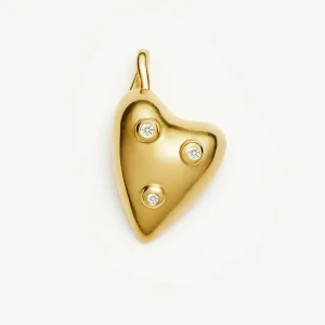 Harris Reed All My Heart Pendant | 18ct Gold Plated/Cubic Zirconia