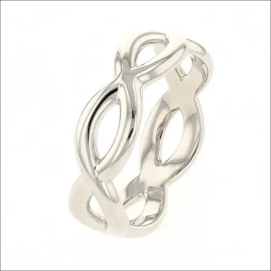 Infinity Style Wedding Band 14KW