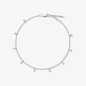 Interstellar Drop Bracelet | Silver Plated