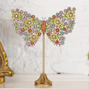Large Empress Butterfly in Floral Rainbow