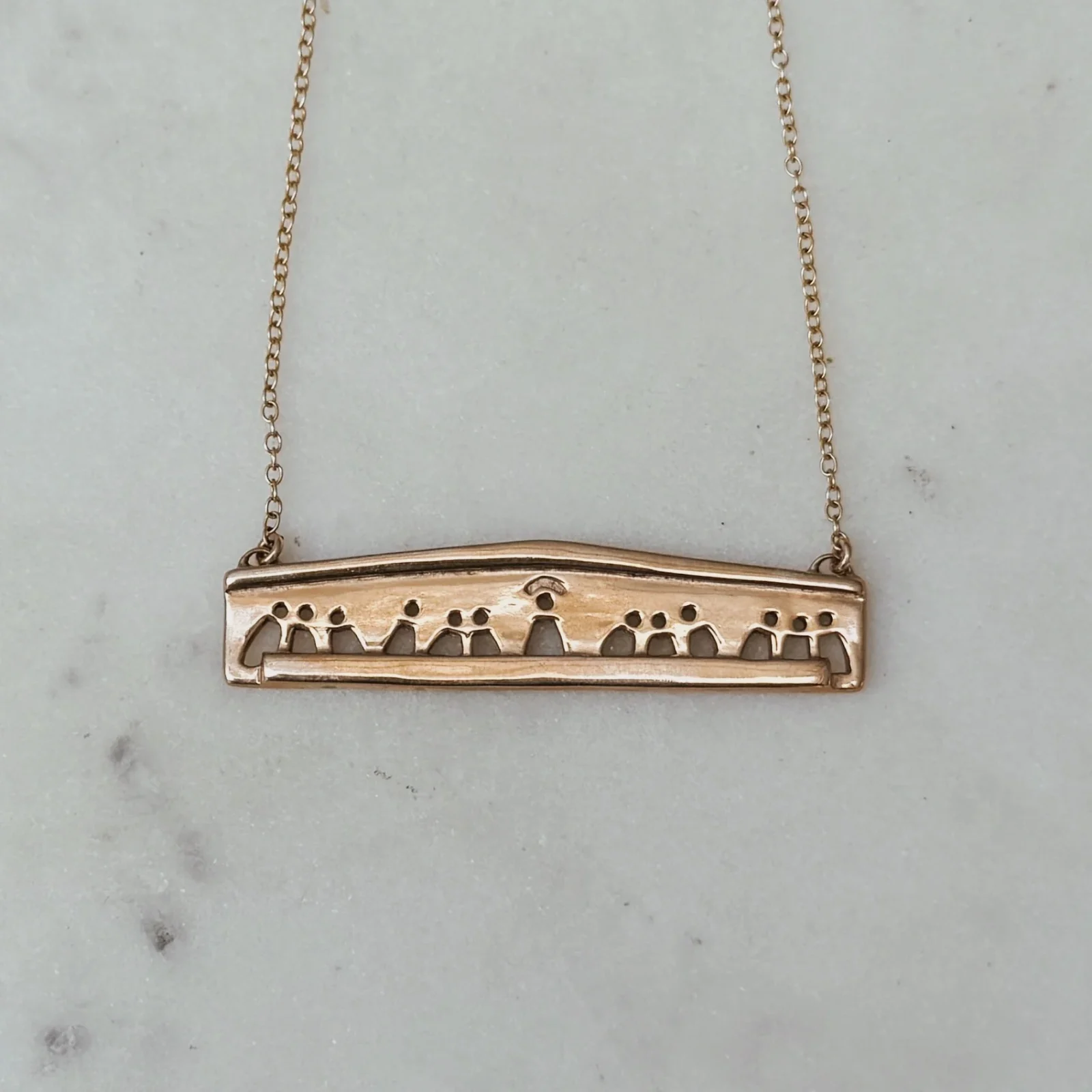 LAST SUPPER BAR NECKLACE