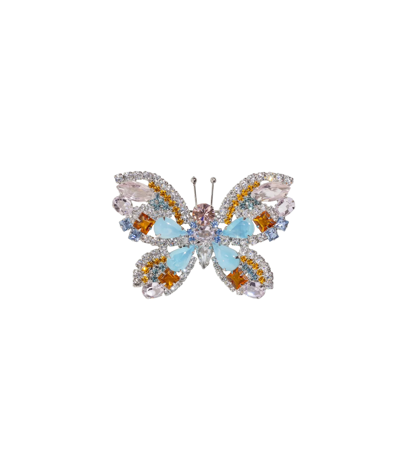 Limited Edition Butterfly in Crystal / Rosaline / Blue Opal