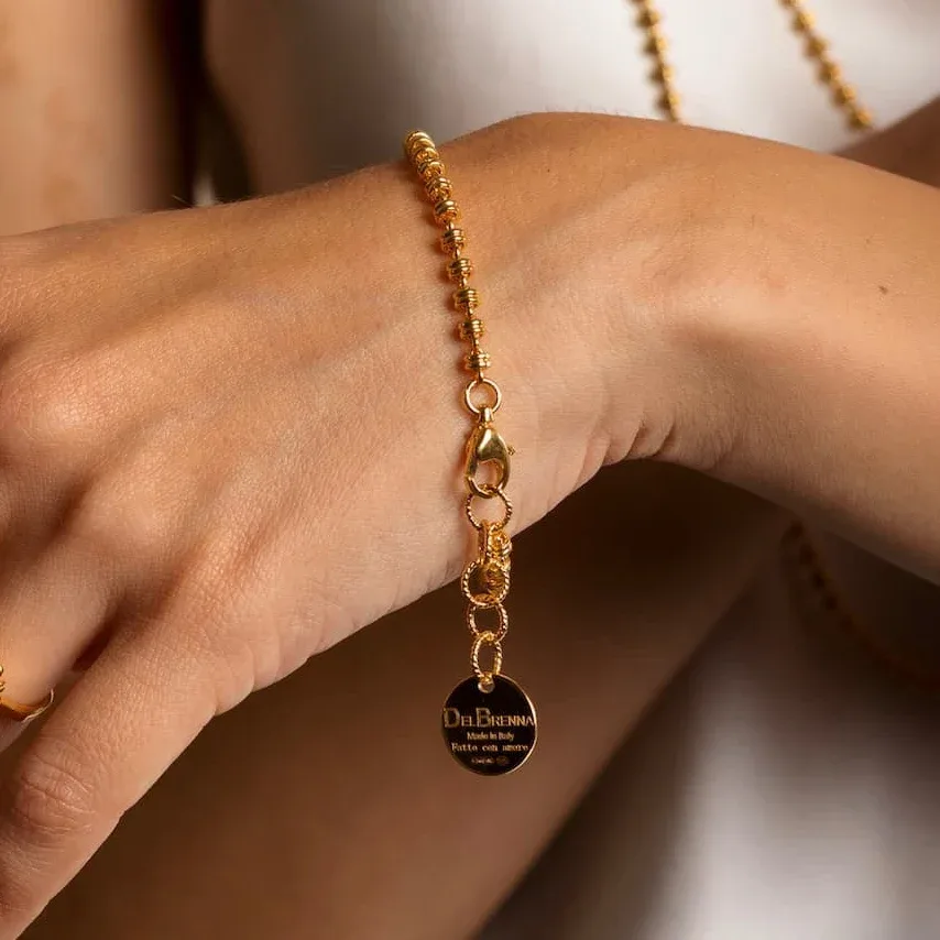 Links 3mm Bracelet in Gold