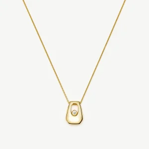 Lucy Williams Arco Pendant Necklace | 18ct Gold Vermeil
