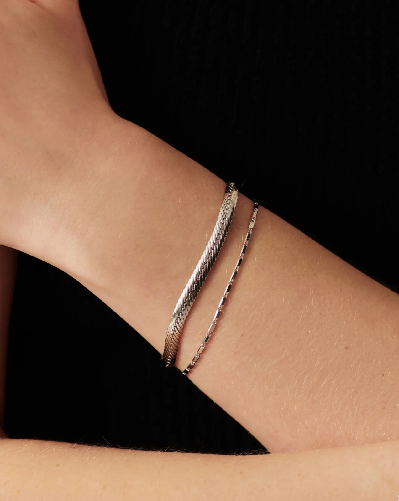 Lucy Williams Horizon Link Chain Bracelet | Sterling Silver - Image 2