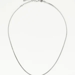 Lucy Williams Short Square Snake Chain Necklace