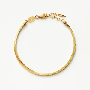 Lucy Williams Square Snake Chain Bracelet