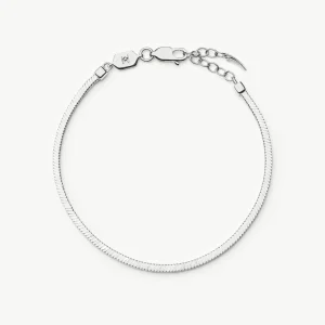 Lucy Williams Square Snake Chain Bracelet