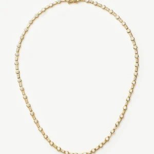 Lucy Williams Tennis Necklace | 18ct Gold Plated