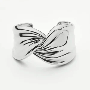 MARKGONG Draped Statement Cuff | Silver Plated