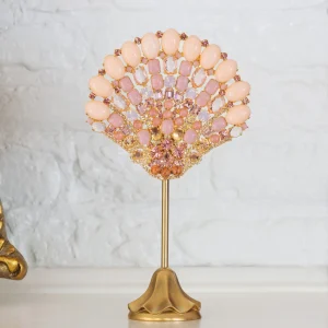 Medium Scallop Shell Specimen in Blush Pink