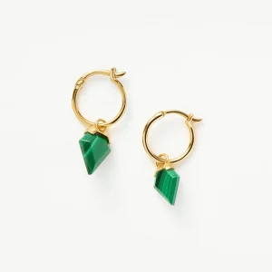 Mini Shield Hoop Earrings