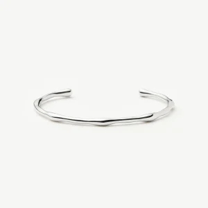 Molten Cuff Bracelet | Silver Plated